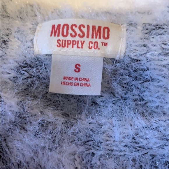 Mossimo Gray Soft Fuzzy Long Sleeve Sweater Top - Picture 7 of 8